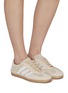 Figure View - Click To Enlarge - ADIDAS - x CLOT Gazelle Low Top Sneakers