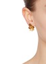 Figure View - Click To Enlarge - MONSHIRO - Begonia Bee Petite Earrings