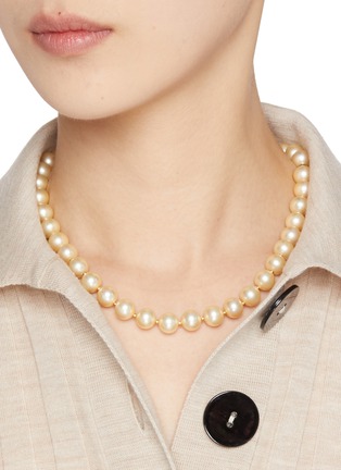 Figure View - Click To Enlarge - MONSHIRO - Round Glass Pearl Necklace