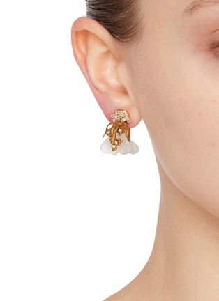 Figure View - Click To Enlarge - MONSHIRO - Sweet Pea Petal Earring