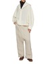 Figure View - Click To Enlarge - BEAUTIFUL PEOPLE - Double End Cotton Wool Mohair Cross Pants