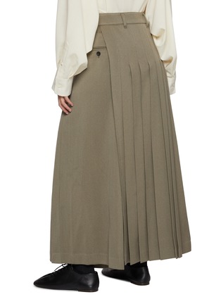 Back View - Click To Enlarge - BEAUTIFUL PEOPLE - Pleated Wool Doeskin Pants