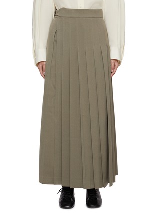 Main View - Click To Enlarge - BEAUTIFUL PEOPLE - Pleated Wool Doeskin Pants