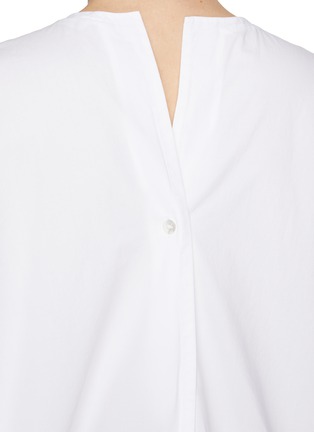  - THE ROW - Ivio Bubble Hem Cotton Top