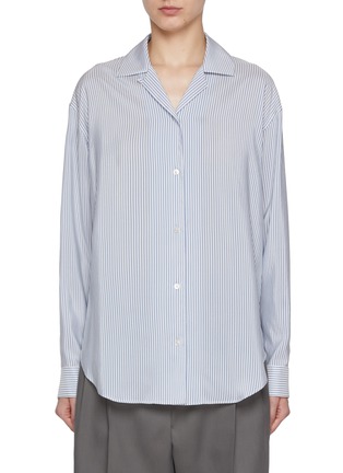 Main View - Click To Enlarge - THE ROW - Valene Striped Silk Shirt