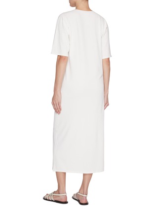 Back View - Click To Enlarge - THE ROW - Gitu Cotton T-shirt Dress