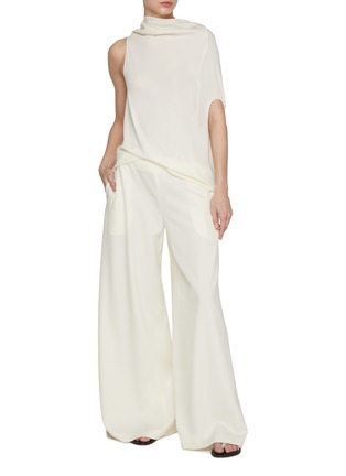 Figure View - Click To Enlarge - THE ROW - Dela Wool Palazzo Pants