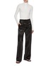 Figure View - Click To Enlarge - THE ROW - Patti High Neck Half Zip Top