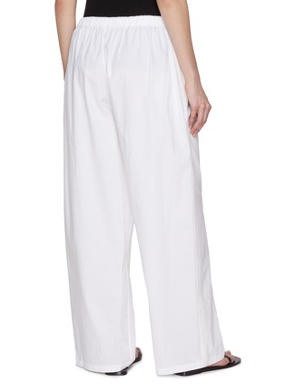 Back View - Click To Enlarge - THE ROW - Hubert Drawstring Cotton Trousers