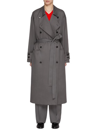 Main View - Click To Enlarge - THE ROW - Eric Double Breasted Silk Trench Coat