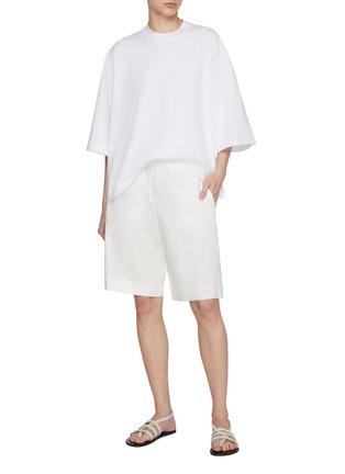 Figure View - Click To Enlarge - THE ROW - Stanton Baggy Cotton Shorts