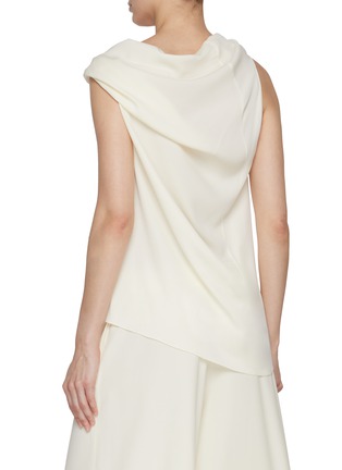 Back View - Click To Enlarge - THE ROW - Aria Asymmetrical Sleeveless Silk Top