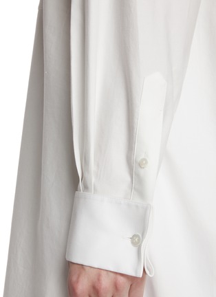  - THE ROW - Hari Collarless Cotton Shirt