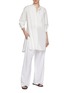 Figure View - Click To Enlarge - THE ROW - Hari Collarless Cotton Shirt