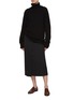 Figure View - Click To Enlarge - THE ROW - Teller Double Vent Wool Skirt