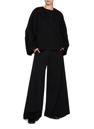 Figure View - Click To Enlarge - THE ROW - Dela Palazzo Wool Trousers