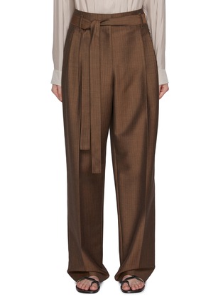 Main View - Click To Enlarge - THE ROW - Lonan Pleated Mohair Wool Pants