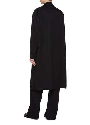 Back View - Click To Enlarge - THE ROW - Cristal Knee Length Single Breasted Wool Coat