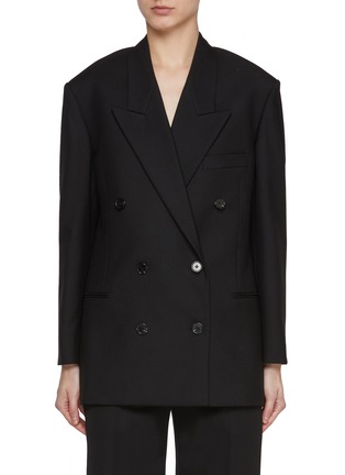 Main View - Click To Enlarge - THE ROW - Double Breasted Wool Blazer