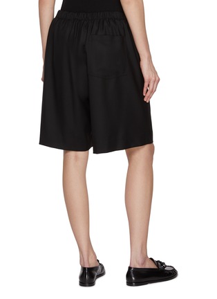 Back View - Click To Enlarge - THE ROW - Stanton Elasticated Wool Shorts
