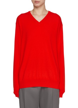 Main View - Click To Enlarge - THE ROW - Gracy V-Neck Cashmere Sweater