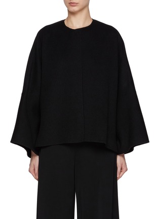 Main View - Click To Enlarge - THE ROW - Fidele Bell Sleeve Cashmere Jacket