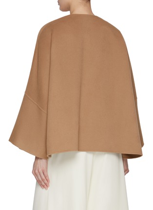 Back View - Click To Enlarge - THE ROW - Fidele Bell Sleeve Cashmere Jacket