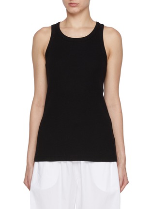 Main View - Click To Enlarge - THE ROW - Misty Ribbed Cotton Tank Top