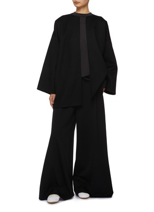 Figure View - Click To Enlarge - THE ROW - Rai Open Front Double Face Cashmere Kimono Jacket