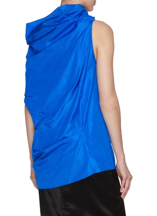 Back View - Click To Enlarge - THE ROW - Aria Asymmetric Silk Taffeta Top