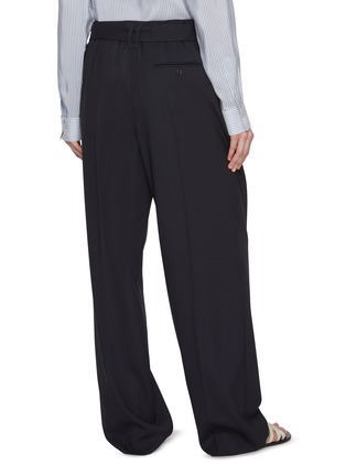 Back View - Click To Enlarge - THE ROW - Lonan Tailored Wool Trousers