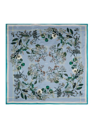 Main View - Click To Enlarge - ST. PIECE - Winter Floral Medium Square Silk Scarf