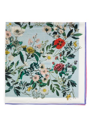 Detail View - Click To Enlarge - ST. PIECE - Willa Floral Large Square Silk Scarf