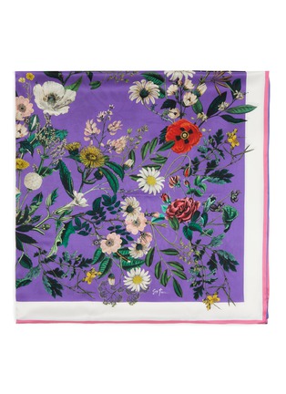 Main View - Click To Enlarge - ST. PIECE - Willa Floral Large Square Silk Scarf