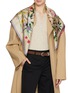 Figure View - Click To Enlarge - ST. PIECE - Whitney Floral Medium Square Silk Scarf