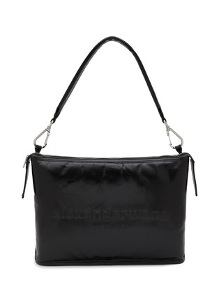 Main View - Click To Enlarge - ALEXANDERWANG - Punch Tech Patent Leather Shoulder Bag