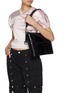 Figure View - Click To Enlarge - ALEXANDERWANG - Punch Tech Patent Leather Shoulder Bag