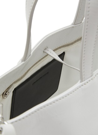 Detail View - Click To Enlarge - ALEXANDERWANG - Small Punch Patent Leather Tote Bag