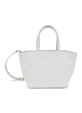 Main View - Click To Enlarge - ALEXANDERWANG - Small Punch Patent Leather Tote Bag