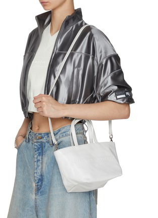 Figure View - Click To Enlarge - ALEXANDERWANG - Small Punch Patent Leather Tote Bag