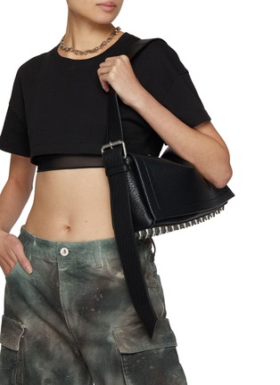 Figure View - Click To Enlarge - ALEXANDER WANG - Medium Ricco Pebbled Leather Bag