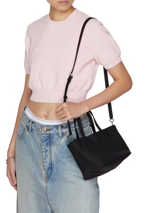 Front View - Click To Enlarge - ALEXANDERWANG - Small Punch Canvas Nylon Tote Bag