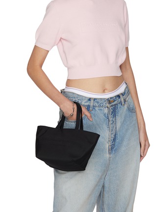 Figure View - Click To Enlarge - ALEXANDERWANG - Small Punch Canvas Nylon Tote Bag