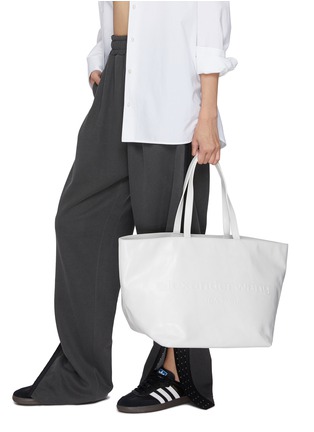 Figure View - Click To Enlarge - ALEXANDERWANG - Punch Patent Leather Tote Bag