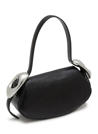 Detail View - Click To Enlarge - ALEXANDERWANG - Small Orb Patent Leather Flap Bag