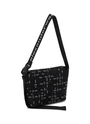 Detail View - Click To Enlarge - ALEXANDERWANG - Linux Woven Logo Nylon Messenger Bag