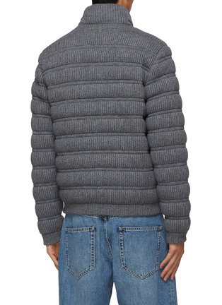 Back View - Click To Enlarge - MACKAGE - Christopher Wool Cashmere Knit Puffer Jacket