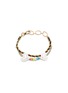 Main View - Click To Enlarge - VENNA - Small Love Double Chain Pet Collar — Gold