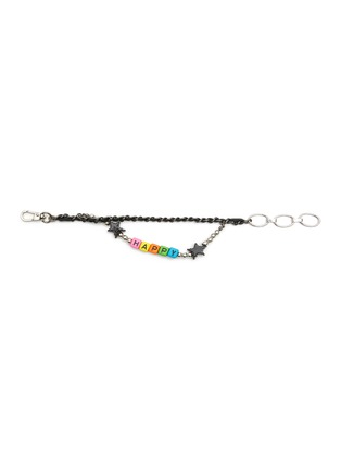 Detail View - Click To Enlarge - VENNA - Extra Small Happy Double Chain Pet Collar — Black