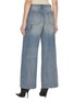 Back View - Click To Enlarge - MO&CO. - Wide Leg Light Wash Jeans